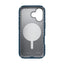 Speck Presidio2 Grip MagSafe – „iPhone 17“ dėklas („Deep Sea“ / sidabrinė metalo spalva)