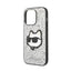 Karl Lagerfeld NFT Glitter Choupette Patch – dėklas iPhone 14 Pro (sidabrinis)