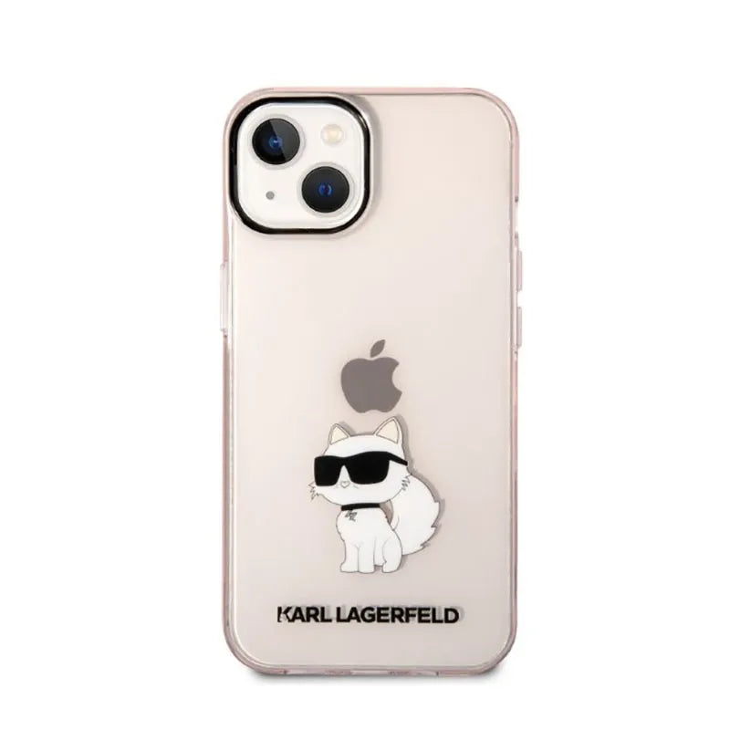 Karl Lagerfeld IML NFT Choupette – dėklas iPhone 14 Plus (rožinis)