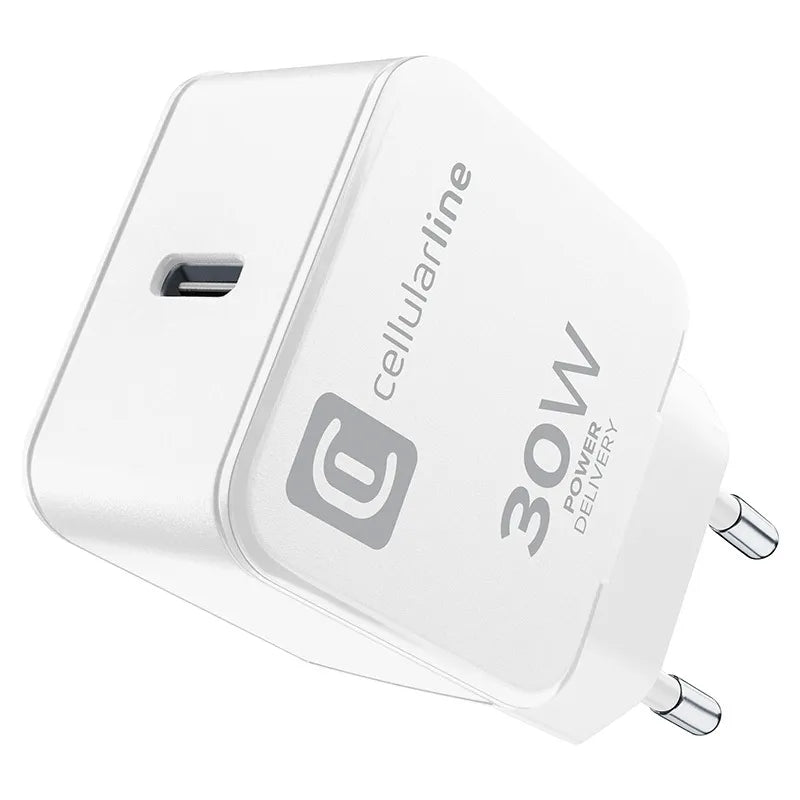 Cellularline The One - USB-C Power Delivery 30W tinklo įkroviklis (baltas)