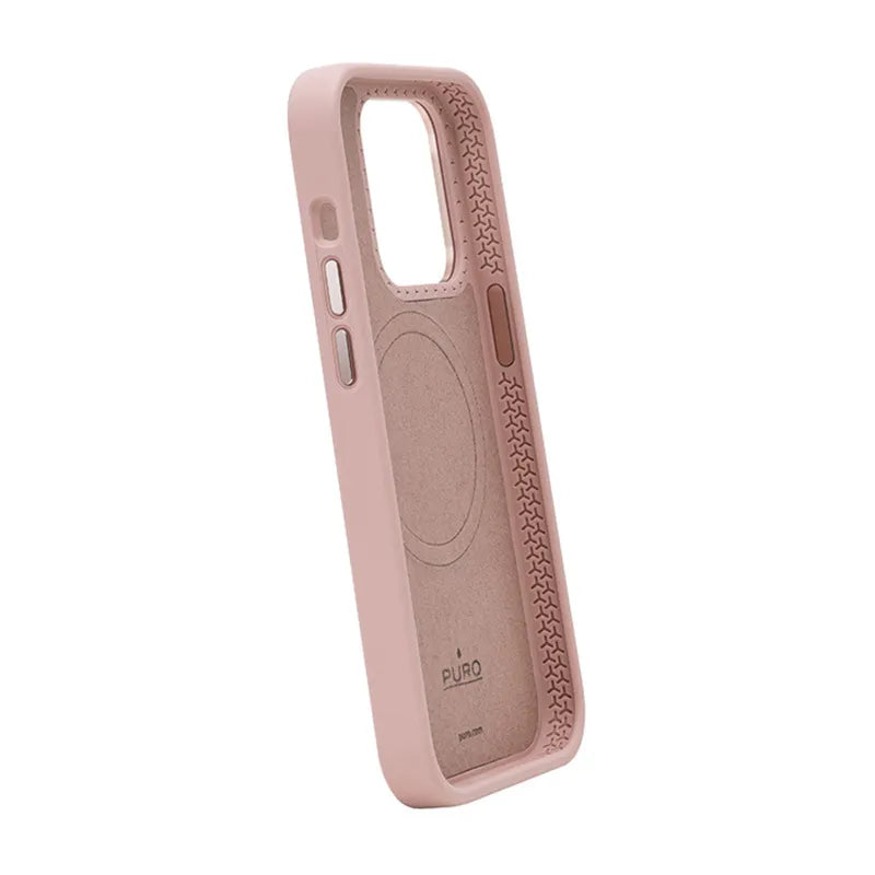 PURO ICON MAG PRO – Dėklas iPhone 15 Plus MagSafe (Rožinis)