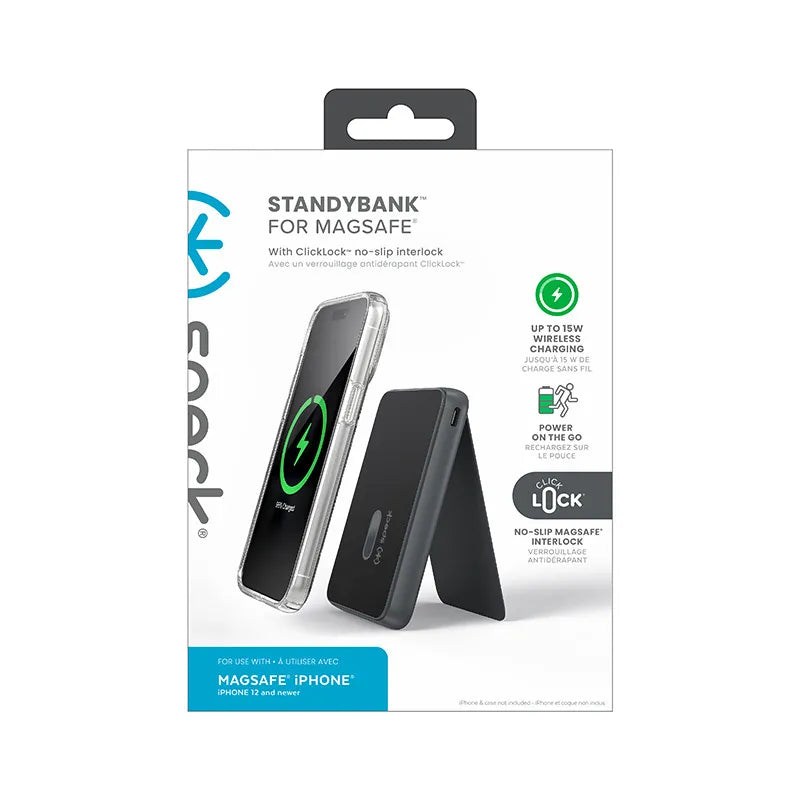 Speck StandyBank + ClickLock – MagSafe išorinė baterija 5000 mAh + stovas