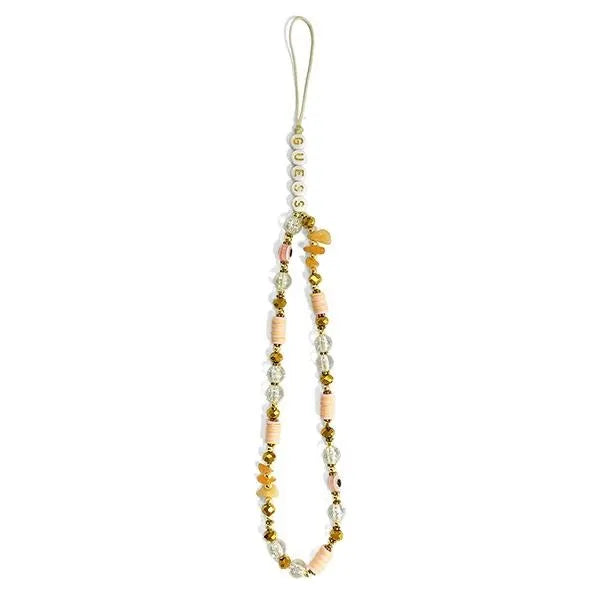 Guess telefono dirželis Beads Bohemia Brown