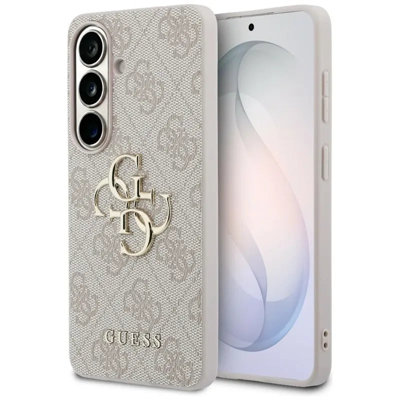 Guess 4G Big Metal Logo – Samsung Galaxy S26 dėklas (rožinis)