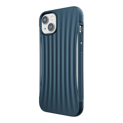 X-Doria Raptic Clutch – Biologiškai skaidus dėklas, skirtas iPhone 14 Plus (atsparus kritimams iš 3 m aukščio) (Mėlynas)