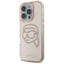 Karl Lagerfeld IML Rhinestones Karl Head – dėklas iPhone 16 Pro (rožinis)