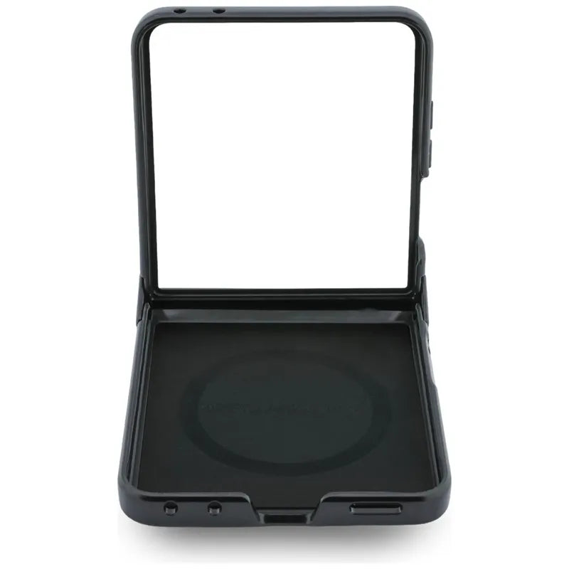 Karl Lagerfeld Karl & Choupette Pins MagSafe – Samsung Galaxy Z Flip 8 dėklas (juodas)