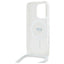 Karl Lagerfeld Crossbody IML Karl Head MagSafe - dėklas iPhone 16 Pro Max (skaidrus)