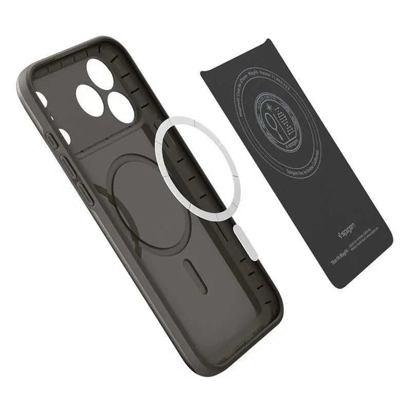 Spigen Thin Fit Mag MagSafe - dėklas, skirtas iPhone 17 Pro (Gunmetal)