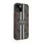 Guess 4G Printed Stripes MagSafe – dėklas iPhone 14 (rudos spalvos)