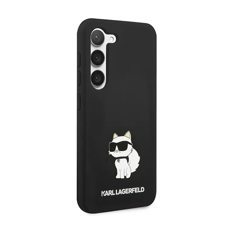 Karl Lagerfeld Silicone Choupette – Samsung Galaxy S24 dėklas (juodas)