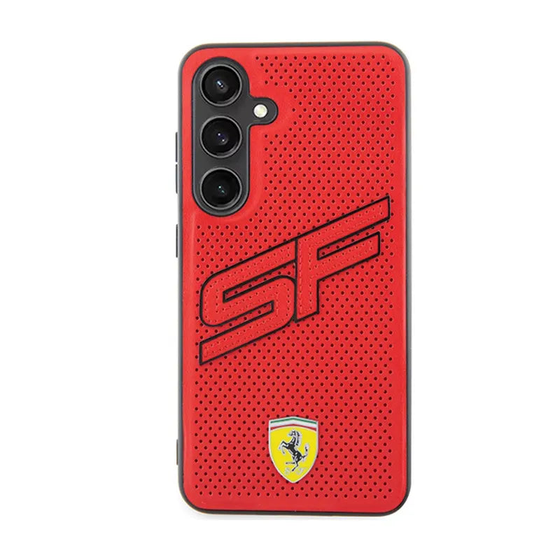 Ferrari Big SF Perforated – „Samsung Galaxy S24“ dėklas (raudonas)