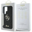 Guess Fixed Glitter Big 4G Metal Logo – dėklas Samsung Galaxy S25 Ultra telefonui (juodas)
