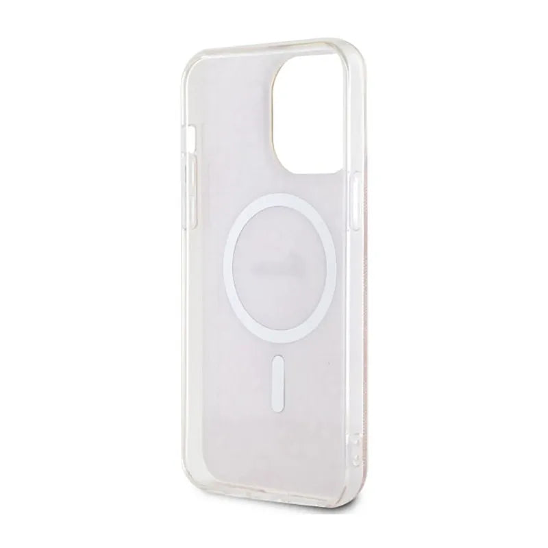 Guess 4G MagSafe – dėklas iPhone 14 Pro Max (rožinis)