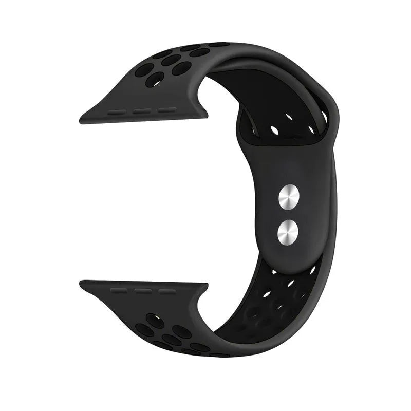 Crong Duo Sport – Apple Watch dirželis 44/45/46/49 mm (pilka/juoda)