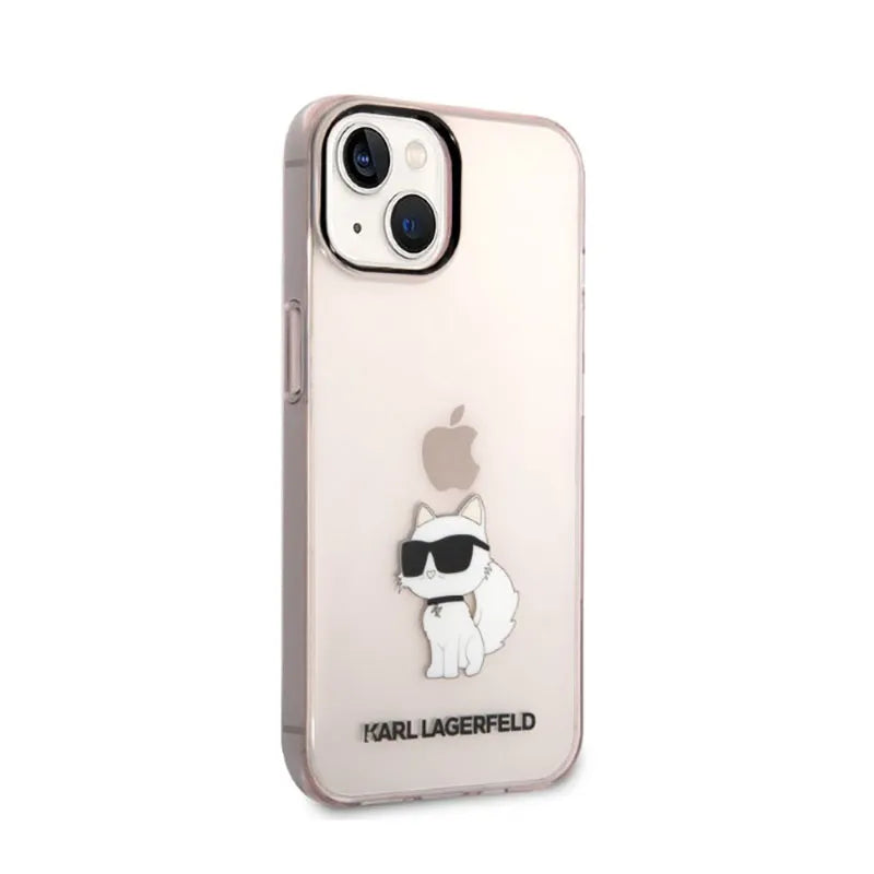 Karl Lagerfeld IML NFT Choupette – dėklas iPhone 14 Plus (rožinis)