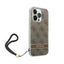 Guess 4G Print Cord - Dėklas iPhone 14 Pro (Rudas)