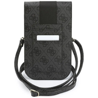 Guess 4G & Classic Logos Stripe Strap – telefono krepšys (juodas)