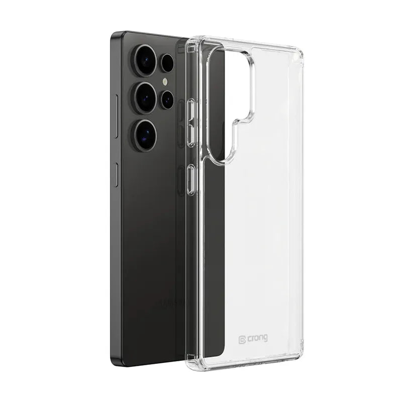 Crong Crystal Shield Cover – dėklas Samsung Galaxy S25 Ultra (skaidrus)