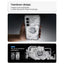 Spigen Ultra Hybrid Mag MagSafe – dėklas Samsung Galaxy S26+ (Zero One White)