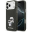 Karl Lagerfeld IML Aquarelle Karl & Choupette & Logo MagSafe – dėklas iPhone 17 Pro Max (juodas)