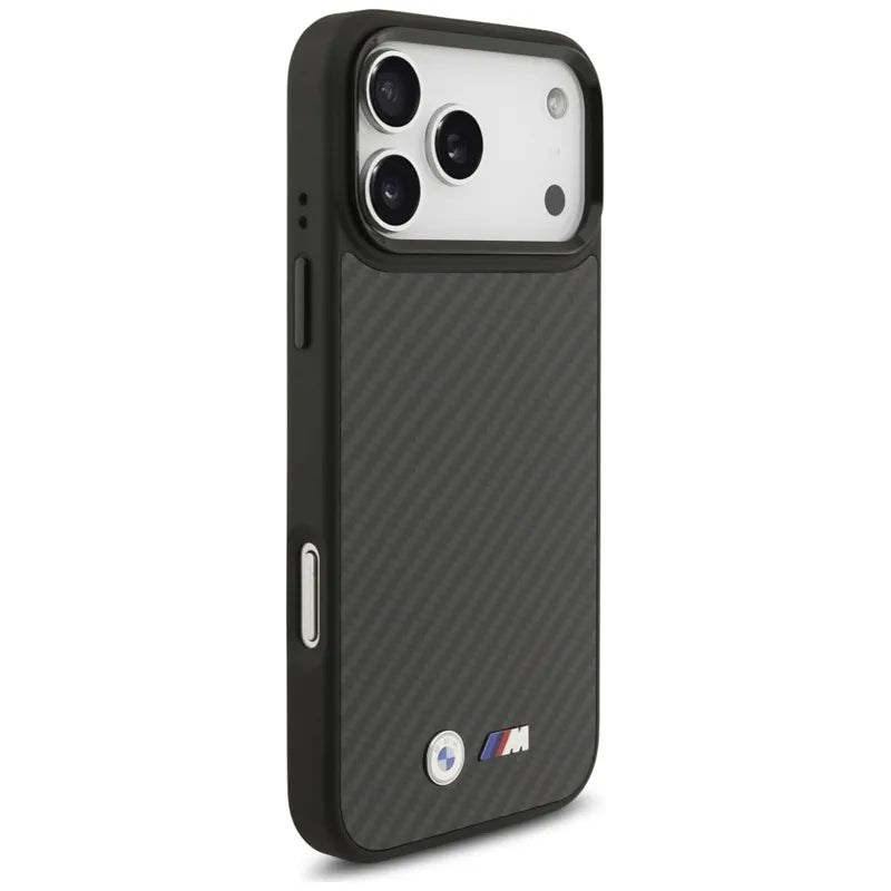 BMW M Kevlar Matt MagSafe – dėklas iPhone 17 Pro Max (juodas)