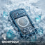Crong Seal Cover - IP68 vandeniui atsparus dėklas, skirtas iPhone 17 Pro (juodas)