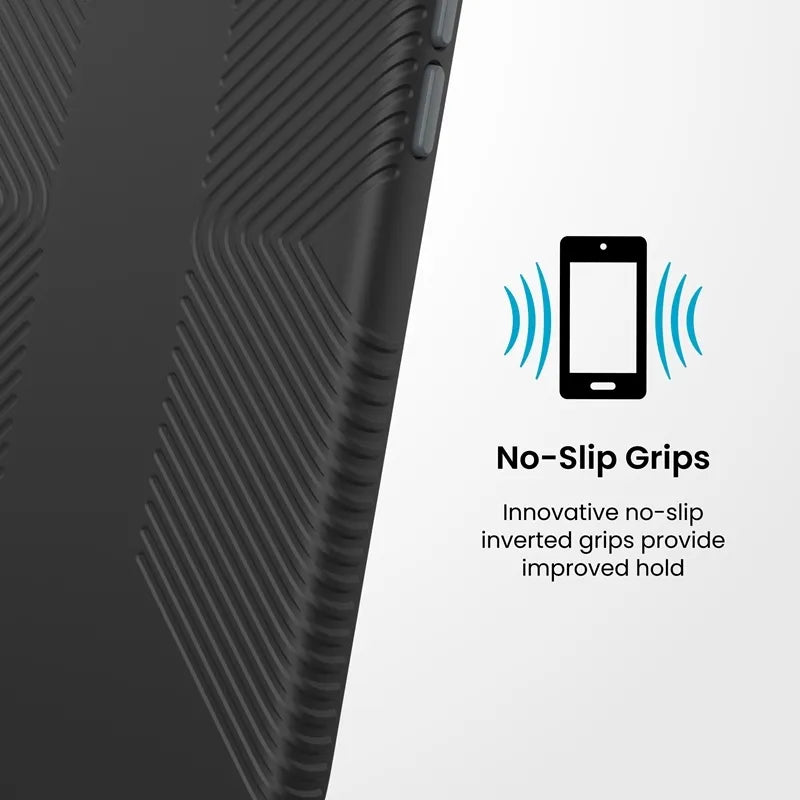 Speck Presidio2 Grip MagSafe – dėklas, skirtas iPhone 18 Pro Max / 17 Pro Max (juodas)