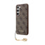 Guess 4G Charms kolekcija – dėklas Samsung Galaxy A35 5G (ruda)