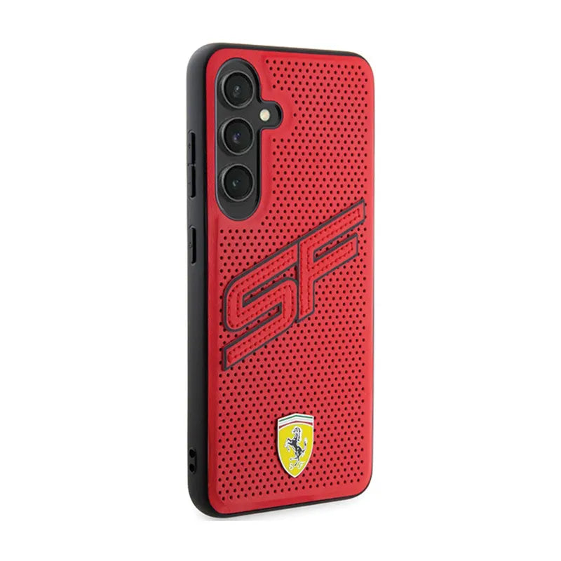 Ferrari Big SF Perforated – „Samsung Galaxy S24“ dėklas (raudonas)