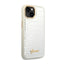Guess Croco Collection – dėklas iPhone 14 Plus (sidabrinis)
