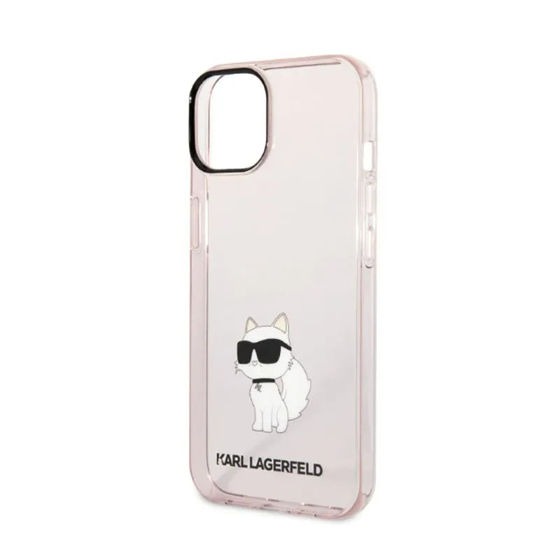 Karl Lagerfeld IML NFT Choupette – dėklas iPhone 14 Plus (rožinis)