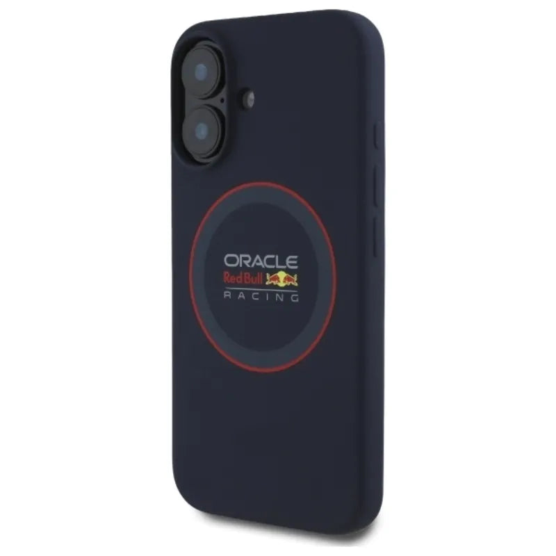 Red Bull Silicone Red Ring MagSafe – iPhone 16 Plus dėklas (tamsiai mėlynas)