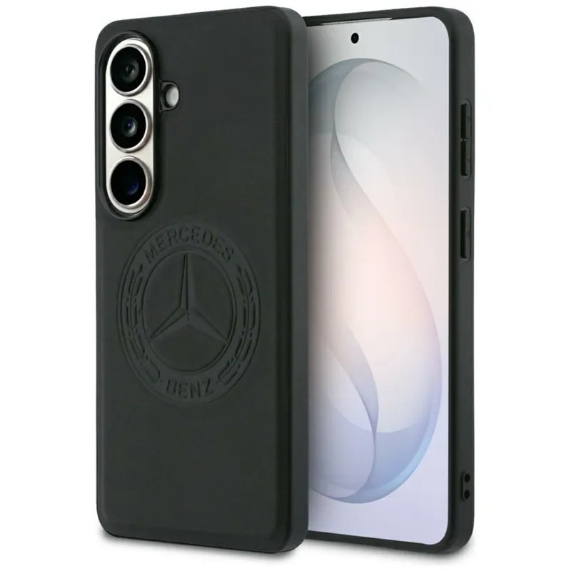 Mercedes Vintage Logo MagSafe – Samsung Galaxy S26 dėklas (juodas)