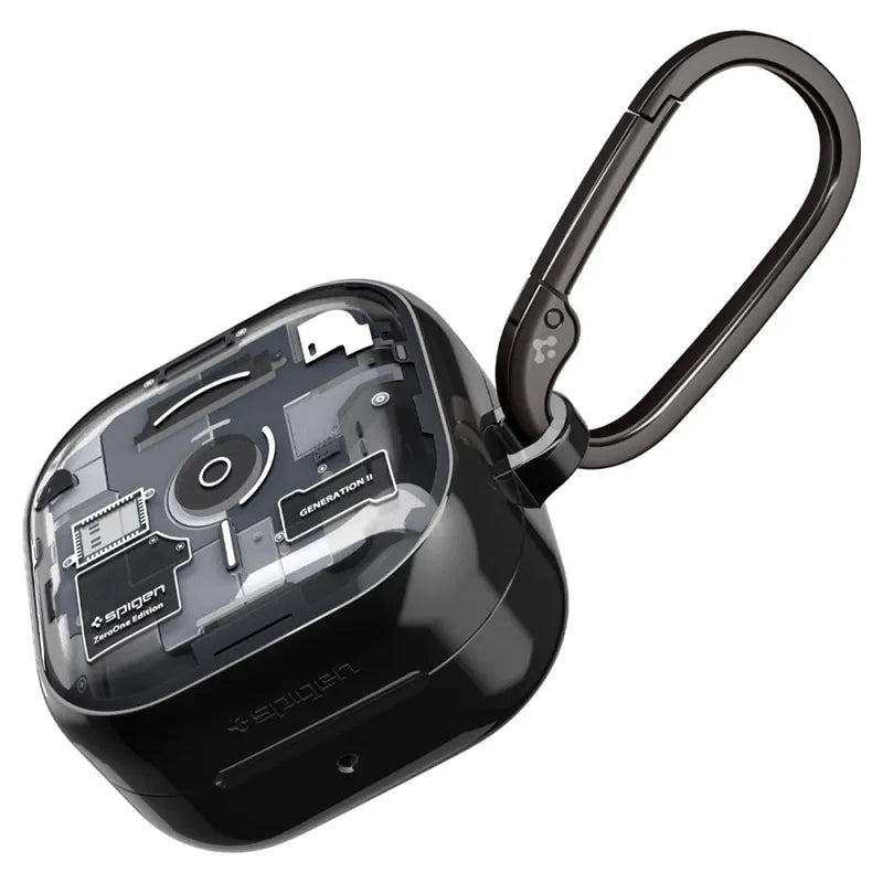 Spigen Ultra Hybrid – dėklas Samsung Galaxy Buds 4 / 4 Pro (Zero One Black)