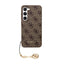 Guess 4G Charms kolekcija – dėklas Samsung Galaxy A35 5G (ruda)