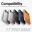Crong Clear MAG Cover – MagSafe dėklas iPhone 17 Pro Max (skaidrus)