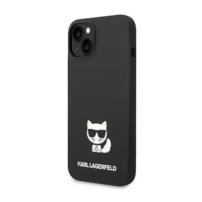 Karl Lagerfeld Choupette Body – dėklas Apple iPhone 14 Plus (juodas)