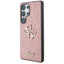 „Guess Fixed Glitter Big 4G Metal Logo“ – dėklas „Samsung Galaxy S25 Ultra“ (rožinis)