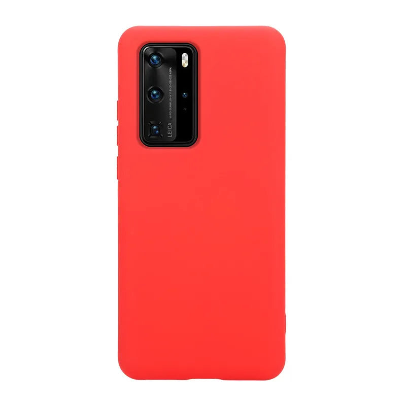 Crong Color Cover - dėklas Huawei P40 Pro (raudonas)