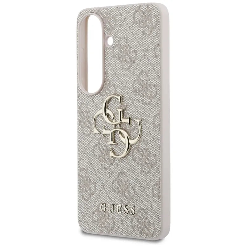 Guess 4G Big Metal Logo – Samsung Galaxy S26 dėklas (rožinis)