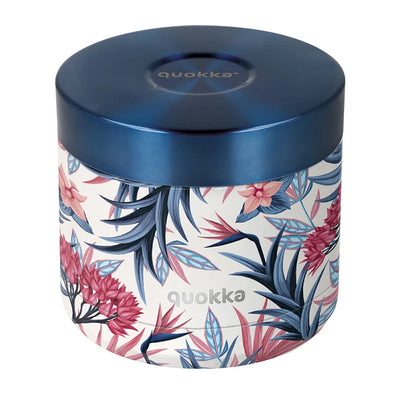 Quokka Whim maisto indas – termosas pietums 600 ml (Blue Garden)