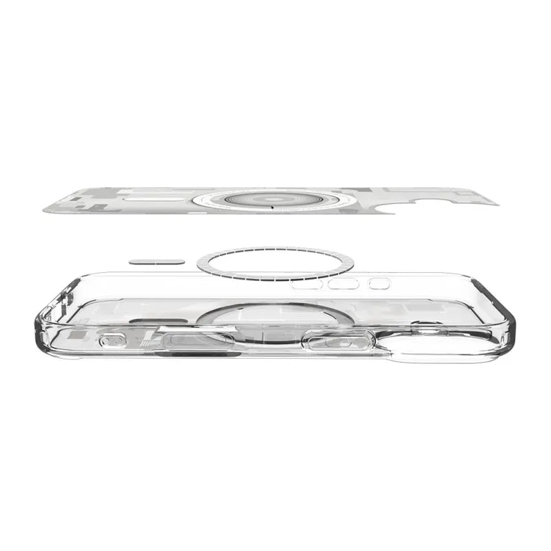 Spigen Ultra Hybrid Mag MagSafe – dėklas iPhone 17 (Zero One White)