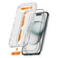 „Crong EasyShield“ 2-Pack – grūdintas stiklas „iPhone 16 Plus“ / „iPhone 15 Plus“ (2 vnt.)
