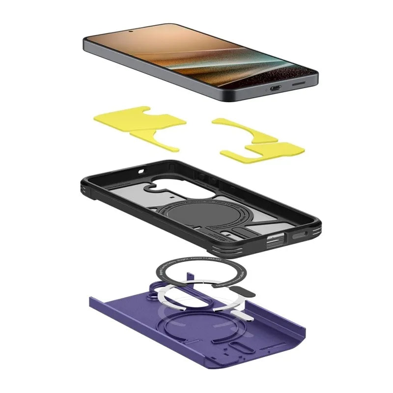 Spigen Tough Armor MagSafe - Dėklas Samsung Galaxy S26+ (Ash Violet)