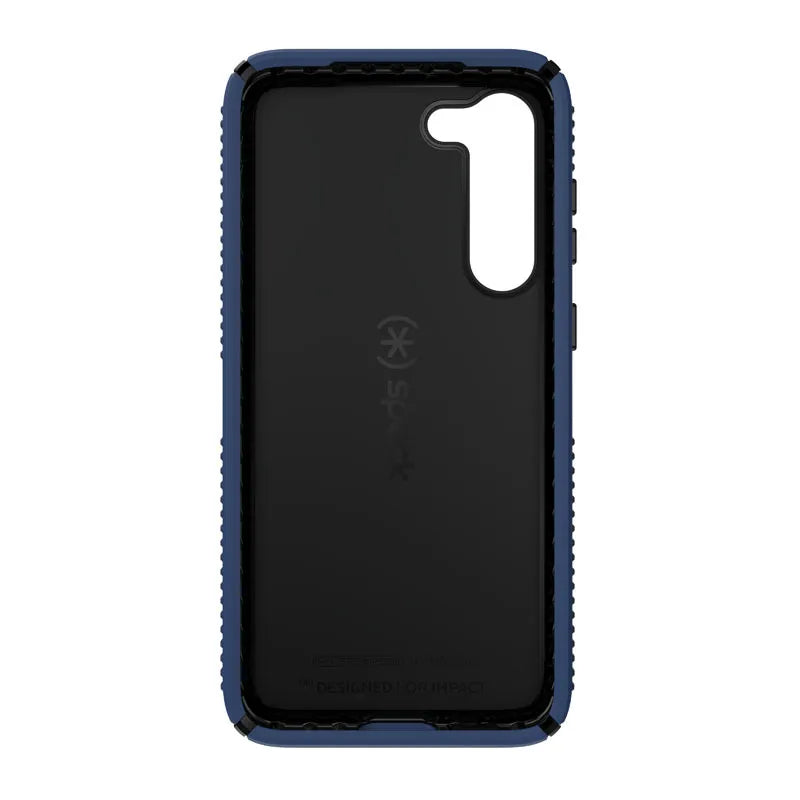 Speck Presidio2 Grip – neslystantis dėklas, skirtas Samsung Galaxy S23+ (pakrantės mėlyna/juoda)