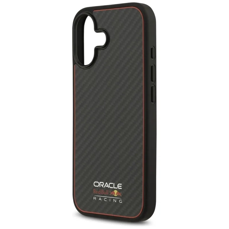Red Bull Kevlar Logo Matt MagSafe – Apple iPhone 17 dėklas (juodas)