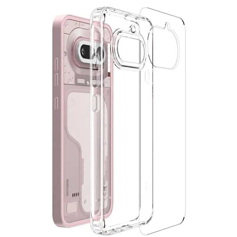 Spigen Ultra Hybrid – dėklas Nothing Phone 4a (skaidrus)