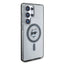 Karl Lagerfeld Button Choupette Head Printed Logo MagSafe - dėklas Samsung Galaxy S25 Ultra (juodas)