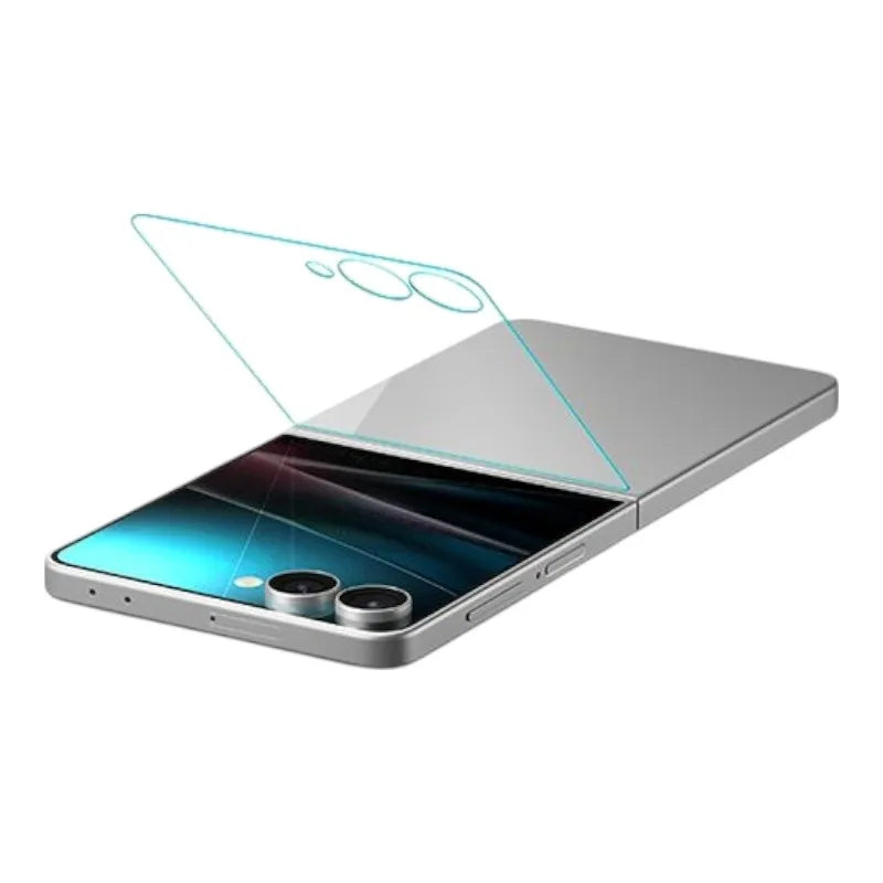 Spigen GLAS.TR EZ Fit HD 2-Pack – Grūdintas stiklas, skirtas Samsung Galaxy Z Flip 7
